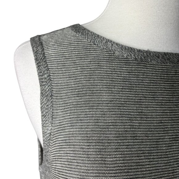 Eileen Fisher Tencel Merino Wool Knit Sleeveless Dress Size Small - Picture 2 of 6